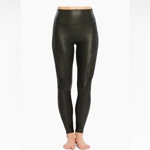 SPANX women’s MOTO faux leather Leggings medium